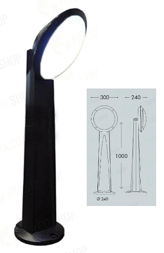 Gabri Remi/Lucia Lampioncino 100cm Nero E27
